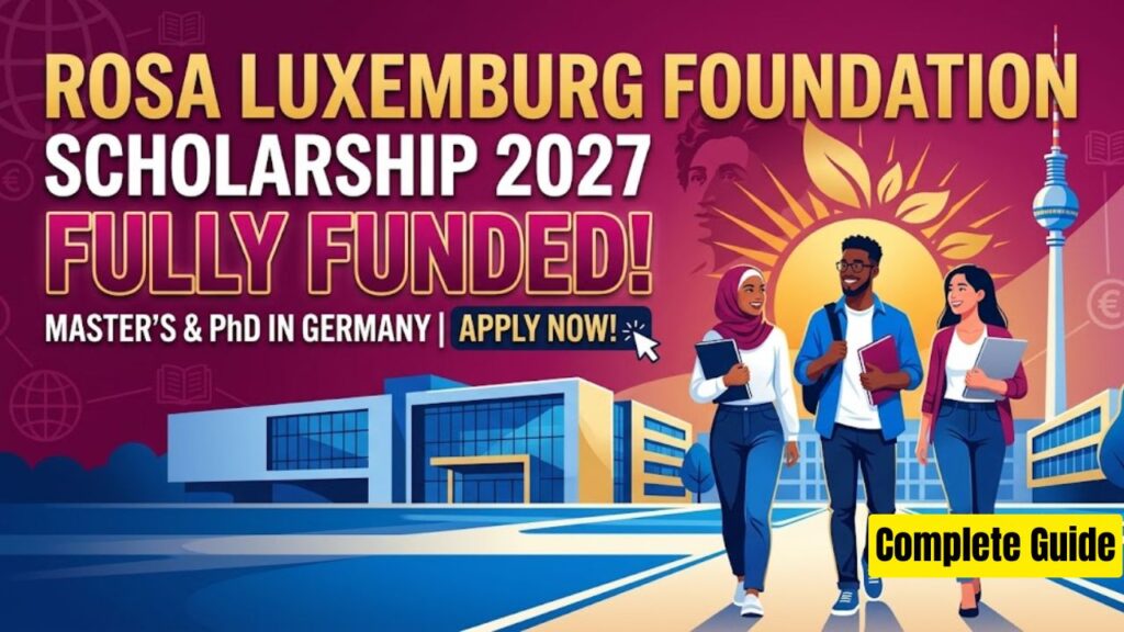 Rosa Luxemburg Foundation Scholarship 2027 Fully Funded